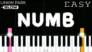 Linkin Park - Numb | SLOW EASY Piano Tutorial