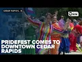 Hundreds gather in downtown Cedar Rapids for annual PrideFest