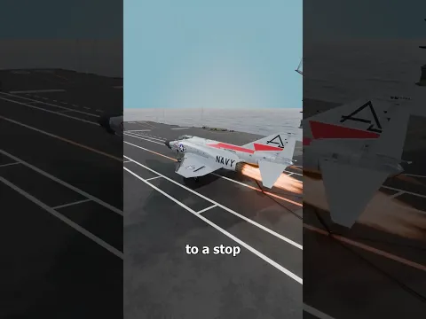 How Fighter Jets Land On Aircraft Carriers 😮