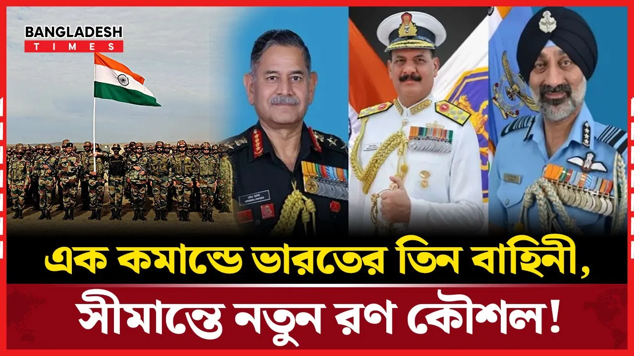 ভারতের রণ কৌশলে বিপ্লব! তিনবাহিনী এখন এক ছাতার নিচে
