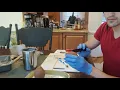Scoring La Noisette with a paring knife