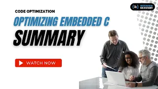 Optimizing Embedded C Summary Code Optimization