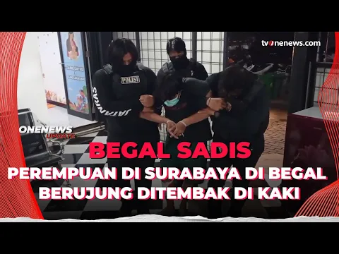 Begal Brutal! Tim Pemburu Begal Polres Pelabuhan Tanjung Perak Lumpuhkan Pelaku