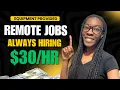 5 Companies Always Hiring NO Experience Work From Home Jobs 2025