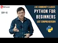 List Comprehension in Python LIVE Community Classes MySirG