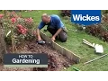 How to Install Log Roll Edging Wickes