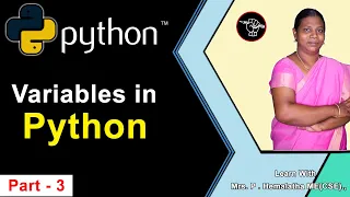 Learn Python - Part 3 Variables in Python Tamil