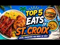 Top Five Eats on St Croix USVI