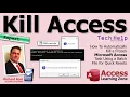 How To Automatically Kill a Frozen Microsoft Access Task Using a Batch File for Quick Resets