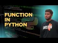 function in python how to learn python in 30 days