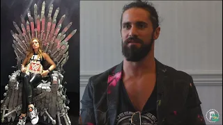 seth rollins talks how he made becky lynch watch game of thrones u0026 shares her opinion on the show
