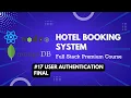 User Authentication Final - Full Stack Hotel Booking System React 2022-Premium Course
