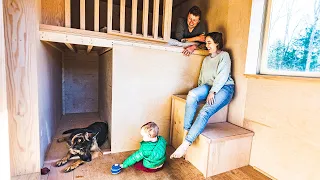 A Lofted Bed For Our Shipping Container