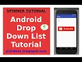 Android Drop Down List Tutorial
