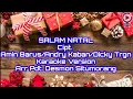 SALAM NATAL | Karaoke Terbaru | Lagu Rohani (Natal) Karo