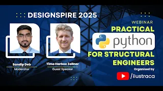 Practical Python for Structural Engineers Timo Harboe Zollner DESIGNSPIRE 2025 ilustraca