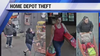Merced Police seek suspects in Home Depot thefts