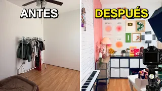 Transformando mi estudio VACÍO en el estudio de MIS SUEÑOS!