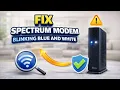 Fix Spectrum Modem Blinking Blue And White