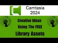 How to use the Camtasia library How to make your own library