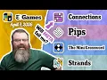 NYT Connections Pips Mini Crossword and Strands April 7 2026