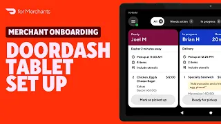 Welcome to DoorDash for Merchants DoorDash Tablet Setup