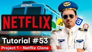 Netflix Clone Using HTML CSS Sigma Web Development Course - Tutorial