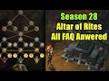 Season 28 Theme Altar of Rites - All Questions Answered