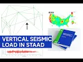 Vertical Seismic Load per ASCE-7 in STAAD