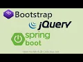 How to use Bootstrap and jQuery in a Spring Boot project