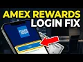 How to login to Amex rewards account - Secure Fix