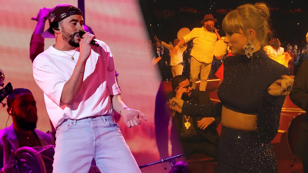 GRAMMYs: Bad Bunny’s Performance Gets Taylor Swift DANCING! (Exclusive)