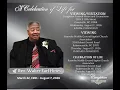 Homegoing Celebration for Rev Walter Earl Hines