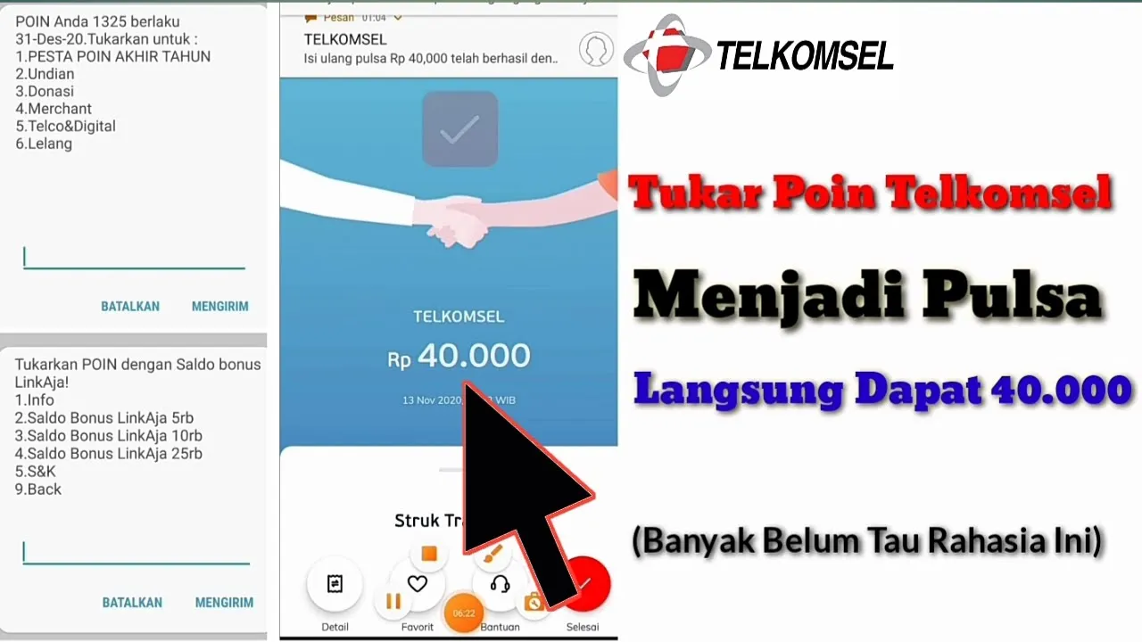 Assalamu'alaikum cara tukar poin Telkomsel jadi pulsa terbaru cara tukar poin telkomsel jadi pulsa d. 