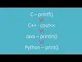 C - printf Vs C