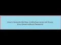 How to Generate SSH Keys on Windows server and Access Linux Servers without Passwords
