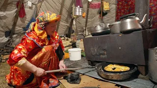 Nomadic Life in the Frozen Wilderness: Cooking Traditional Meals in a Yurt