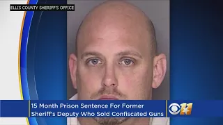 Former Ellis County Deputy Sentenced For Stealing Selling Guns From Evidence Room
