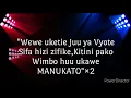 MANUKATO COVER (FANUEL SEDEKIA) By Dhabihu za Sifa. lyrics Video