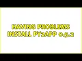 Having problems install py2app 0 5 2