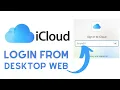 How to Login iCloud Account from Desktop PC Computer iCloud Login on Windows Web Browser