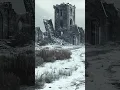 Snowy Gothic Ruins | Abandoned Winter Landscape #shorts #ruins #gothic #winter #snow #landscape