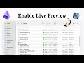 How to do live in Obsidian