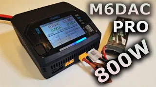Оптимальная зарядка. Два канала, 800W и 16х2 А. Обзор ToolkitRC M6DAC Pro