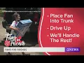 Fans for Friends drop off June 19 at KIII-TV Studios