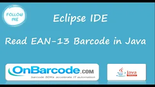 How to scan read EAN-13 barcodes using OnBarcode Java Barcode Reader library