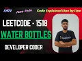 Water Bottles LeetCode 1518 Java Code Developer Coder