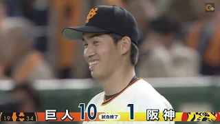 【ハイライト】ドラ1ルーキー髙橋優貴プロ初登板初先発勝利!打線は4本のホームランなどで10得点!【巨人vs阪神】