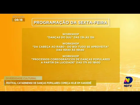 Diversidade cultural: Festival Catarinense de Danças Populares começa nesta sexta em Xanxerê