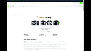 THE BITCOIN COUNTDOWN CLOCK IS TICKING-TICK-TOCK-TIME TO BUY